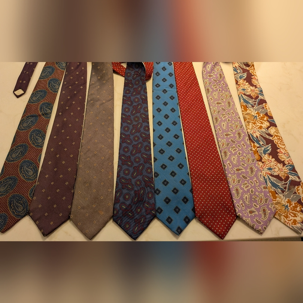 Liberty of London Men's 100% Silk Tie Set, Some Vintage. DEAL!